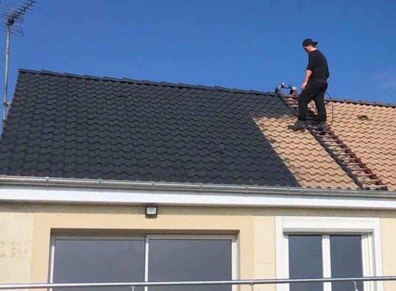 Nettoyage toiture - Renov Toiture 50 : artisan couvreur dans la Manche (50) : Nettoyage toiture et protection anti-mousse démoussage toit. Revêtement peinture hydrofuge coloré couvereture dans la Manche (50) - Artisan couvreur dans la Manche (50) : Saint-Gilles, Saint-Lô, Coutances, Granville, Avranches, Les Pieux, Valognes … Rénov Toiture 50